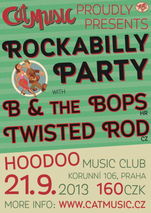 Rockabilly Party with B & the Bops and Twisted Rod